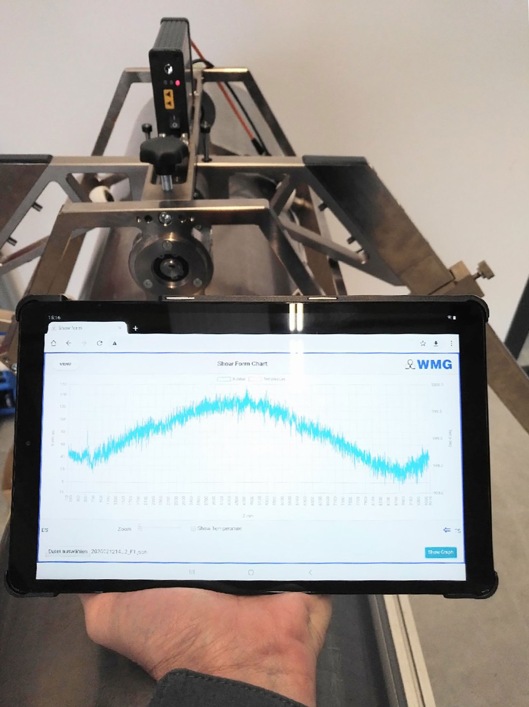 WMG measuring electronics and software