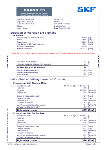 Vibracons report 1sm