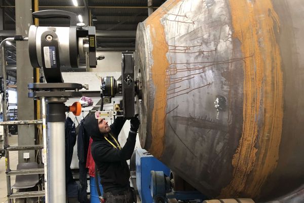 Alignment of portable machining equipment