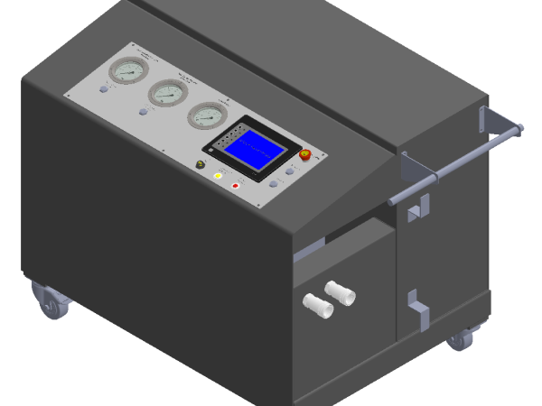 Separate test unit for pressure tests